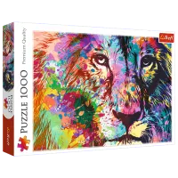 Puzzle Trefl Colorful Lion 10+/ Количество деталей: 1000