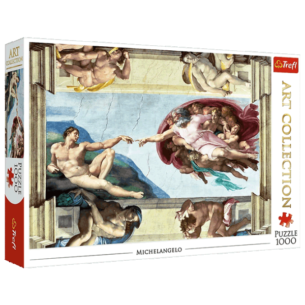 Puzzle Trefl The Creation of Adam 12+/ Количество деталей: 1000 photo 1 Puzzle Trefl The Creation of Adam 12+/ Количество деталей: 1000 photo 1