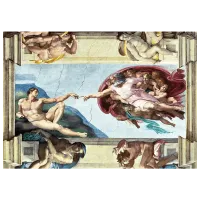 Puzzle Trefl The Creation of Adam 12+/ Numărul de piese: 1000 photo 2