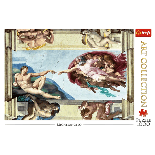 Puzzle Trefl The Creation of Adam 12+/ Количество деталей: 1000 photo 3 Puzzle Trefl The Creation of Adam 12+/ Количество деталей: 1000 photo 3