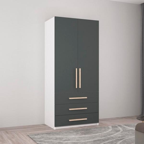 Шкаф Mobildor-Lux Smart-Home 80 x 56см x 200 / ЛДСП / Белый photo 3