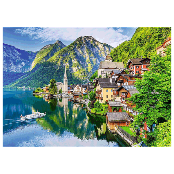 Puzzle Trefl Hallstatt,Austria 10+/ Количество деталей: 1000 photo 2