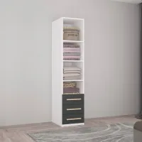 Dulap Mobildor-Lux Smart-Home 40 x 56 x 250 / PAL / Alb photo 2