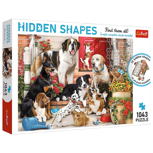 Puzzle Trefl Dog fun 10+/ Numărul de piese: 1043 photo 1