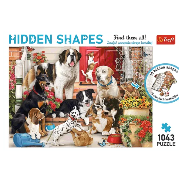 Puzzle Trefl Dog fun 10+/ Numărul de piese: 1043 photo 3