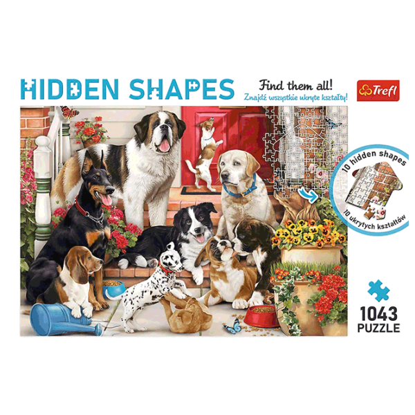 Puzzle Trefl Dog fun 10+/ Numărul de piese: 1043 photo 3