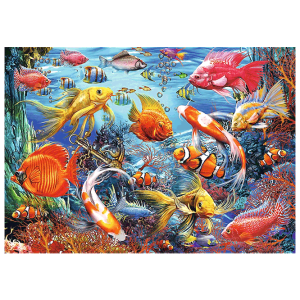 Puzzle Trefl Underwater Life 10+/ Numărul de piese: 1000 photo 2 Puzzle Trefl Underwater Life 10+/ Numărul de piese: 1000 photo 2