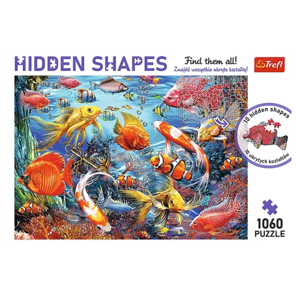 Puzzle Trefl Underwater Life 10+/ Numărul de piese: 1000 photo 3 Puzzle Trefl Underwater Life 10+/ Numărul de piese: 1000 photo 3