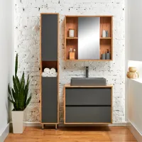 Наборы мебели для ванной комнаты Aquatoria Spirit ЛДСП / Brown photo 3