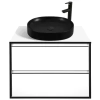 Наборы мебели для ванной комнаты Aquatoria Eclipse ЛДСП / White