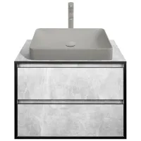 Наборы мебели для ванной комнаты Aquatoria Loft ЛДСП / Серый