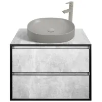 Наборы мебели для ванной комнаты Aquatoria Loft ЛДСП / Серый