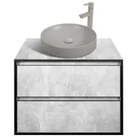 Наборы мебели для ванной комнаты Aquatoria Loft ЛДСП / Серый