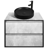 Наборы мебели для ванной комнаты Aquatoria Loft ЛДСП / Серый