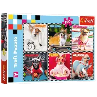 Puzzle Trefl Happy Dogs 7+/ Numărul de piese: 200