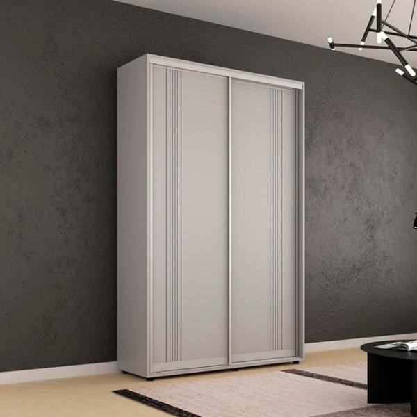 Dulap Mobildor-Lux Compact 150 x 45 x 220 / PAL / Gri deschis photo 3