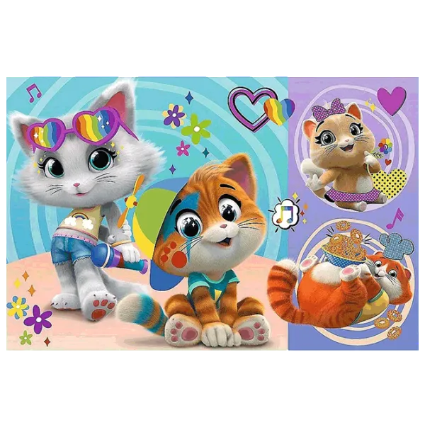 Puzzle Trefl Cats 3+/ Количество деталей: 44 photo 1