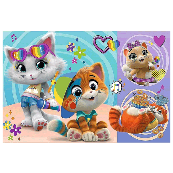 Puzzle Trefl Cats 3+/ Количество деталей: 44 photo 1