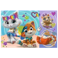 Puzzle Trefl Cats 3+/ Numărul de piese: 44