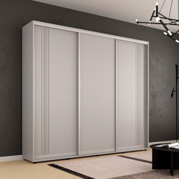 Шкаф Mobildor-Lux Compact 240 x 45см x 220 / ЛДСП / Светло серый photo 2