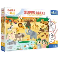 Puzzle Trefl Babies on Safari 3+/ Количество деталей: 24