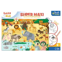 Puzzle Trefl Babies on Safari 3+/ Numărul de piese: 24 photo 3