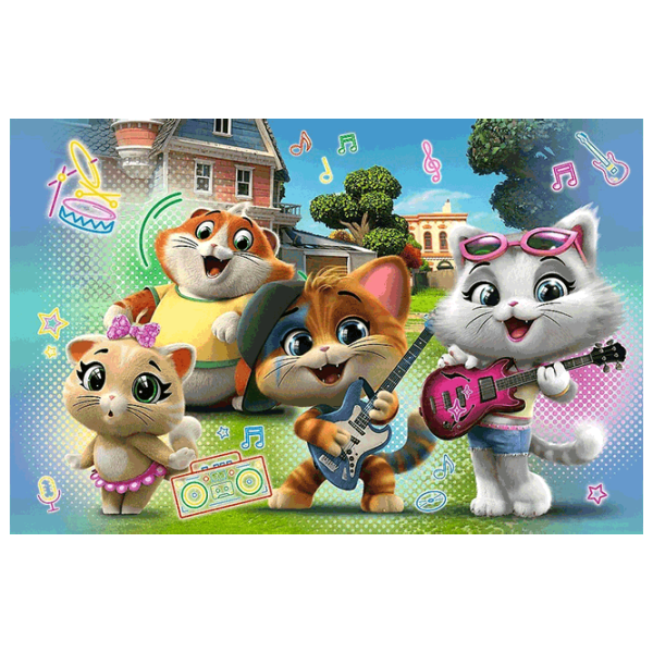 Puzzle Trefl Cats 3+/ Количество деталей: 24 photo 1