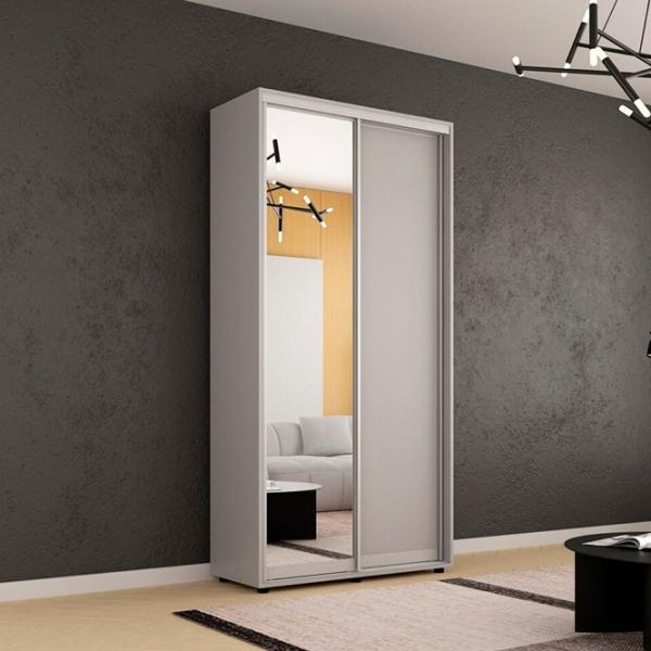 Шкаф Mobildor-Lux Compact 110 x 45см x 220 / ЛДСП / Светло серый photo 2