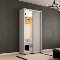 Dulap Mobildor-Lux Compact 110 x 45 x 220 / PAL / Gri deschis photo 2