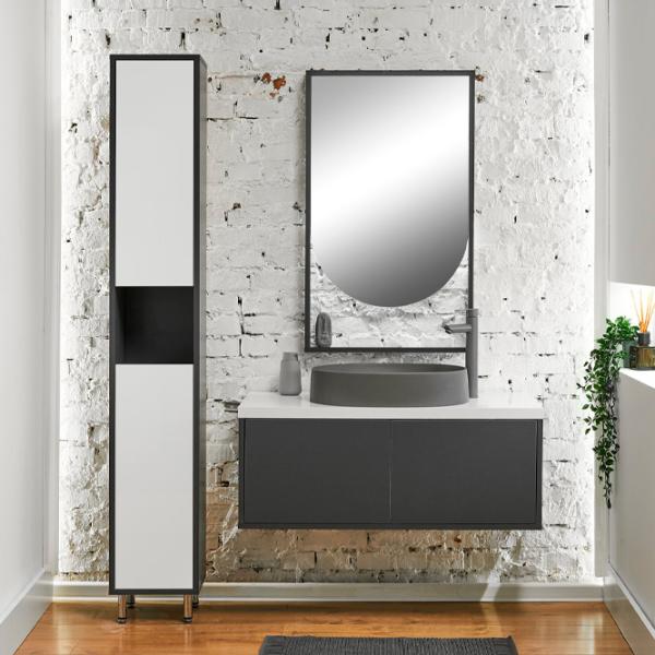 Наборы мебели для ванной комнаты Aquatoria Neo ЛДСП / White photo 3