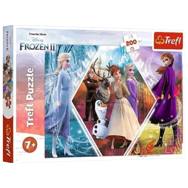 Puzzle Trefl Sisters in Frozen 7+/ Numărul de piese: 200 photo 1 Puzzle Trefl Sisters in Frozen 7+/ Numărul de piese: 200 photo 1