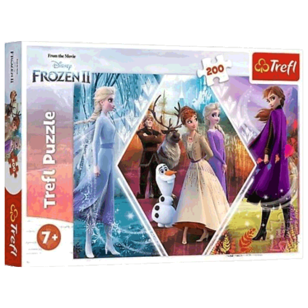 Puzzle Trefl Sisters in Frozen 7+/ Numărul de piese: 200 photo 1 Puzzle Trefl Sisters in Frozen 7+/ Numărul de piese: 200 photo 1