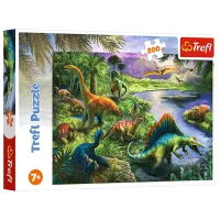 Puzzle Trefl Predatory Dinosaurs 7+/ Количество деталей: 200