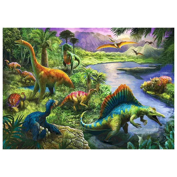 Puzzle Trefl Predatory Dinosaurs 7+/ Количество деталей: 200 photo 3 Puzzle Trefl Predatory Dinosaurs 7+/ Количество деталей: 200 photo 3