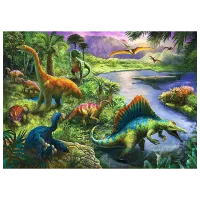 Puzzle Trefl Predatory Dinosaurs 7+/ Numărul de piese: 200 photo 3