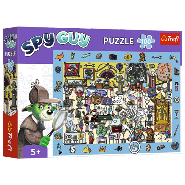 Puzzle Trefl Spy Guy - Museum 4+/ Количество деталей: 100 photo 1 Puzzle Trefl Spy Guy - Museum 4+/ Количество деталей: 100 photo 1