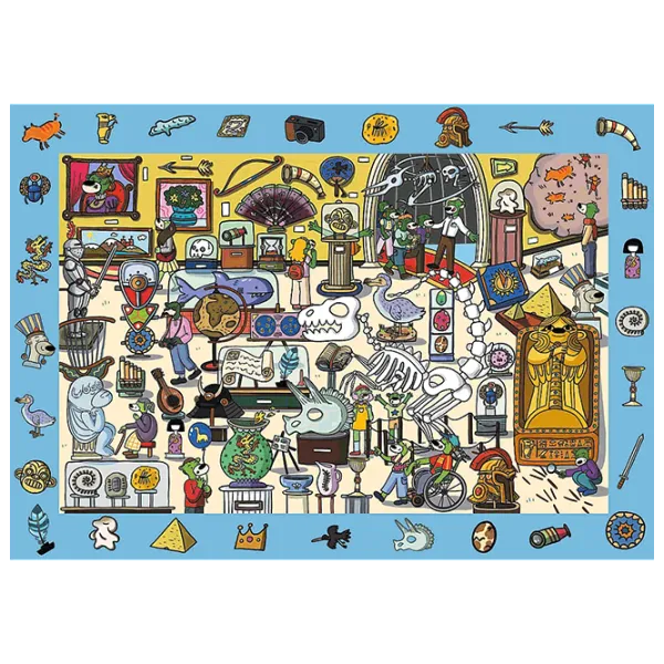 Puzzle Trefl Spy Guy - Museum 4+/ Количество деталей: 100 photo 2 Puzzle Trefl Spy Guy - Museum 4+/ Количество деталей: 100 photo 2