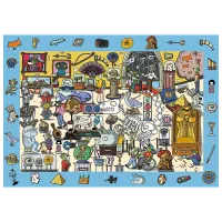Puzzle Trefl Spy Guy - Museum 4+/ Numărul de piese: 100 photo 2