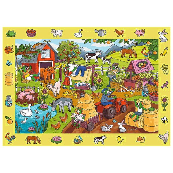 Puzzle Trefl Spy Guy - Farma 4+/ Numărul de piese: 24 photo 2