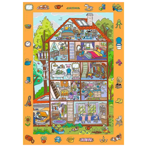 Puzzle Trefl Spy Guy - At Home 4+/ Количество деталей: 24 photo 2