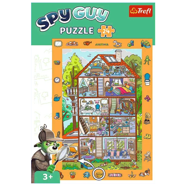 Puzzle Trefl Spy Guy - At Home 4+/ Количество деталей: 24 photo 3