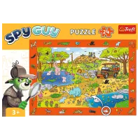 Puzzle Trefl Spy Guy-Safari 4+/ Numărul de piese: 24 photo 2
