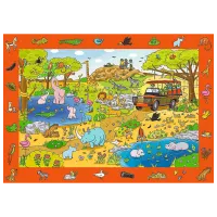 Puzzle Trefl Spy Guy-Safari 4+/ Numărul de piese: 24 photo 3