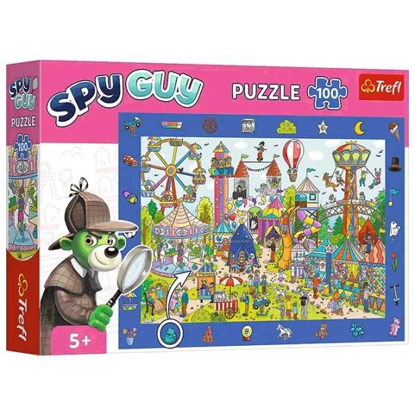 Puzzle Trefl Spy Guy - Amusement Park 4+/ Numărul de piese: 100 photo 1 Puzzle Trefl Spy Guy - Amusement Park 4+/ Numărul de piese: 100 photo 1