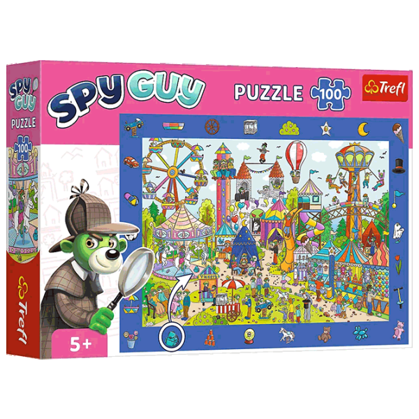 Puzzle Trefl Spy Guy - Amusement Park 4+/ Numărul de piese: 100 photo 1 Puzzle Trefl Spy Guy - Amusement Park 4+/ Numărul de piese: 100 photo 1