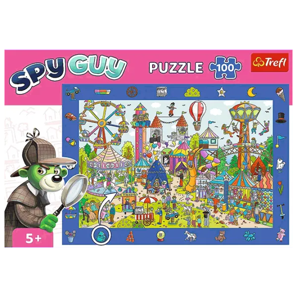 Puzzle Trefl Spy Guy - Amusement Park 4+/ Numărul de piese: 100 photo 2 Puzzle Trefl Spy Guy - Amusement Park 4+/ Numărul de piese: 100 photo 2
