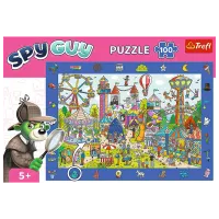 Puzzle Trefl Spy Guy - Amusement Park 4+/ Numărul de piese: 100 photo 2