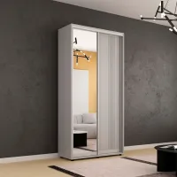 Dulap Mobildor-Lux Compact 100 x 45 x 220 / PAL / Gri deschis photo 2