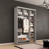 Dulap Mobildor-Lux Compact 140 x 45 x 220 / PAL / Gri deschis photo 3