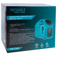Generator de curent Detoolz DZ-C261 230 V Benzină / 1.7 kW photo 10